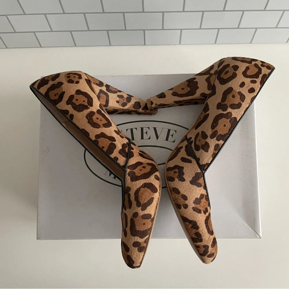 Steve Madden Poized Leopard Heels - Picture 7 of 15